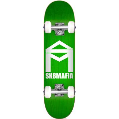 Sk8mafia House Logo Assorted Colors Mini Complete Skateboard, 6