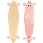 Gold Coast Classic Pink Pintail Complete Longboard Skateboard, 37.75