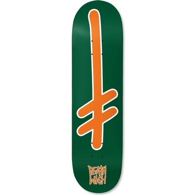 Deathwish Gang Logo University Skateboard Deck, 8.25