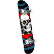 Powell Peralta Ripper Birch Blue/Red Complete Skateboard, 7.5