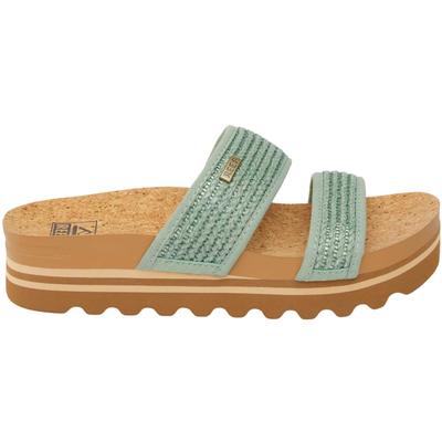 Reef Cushion Vista Hi Women's Sandals, Frosty Raffia